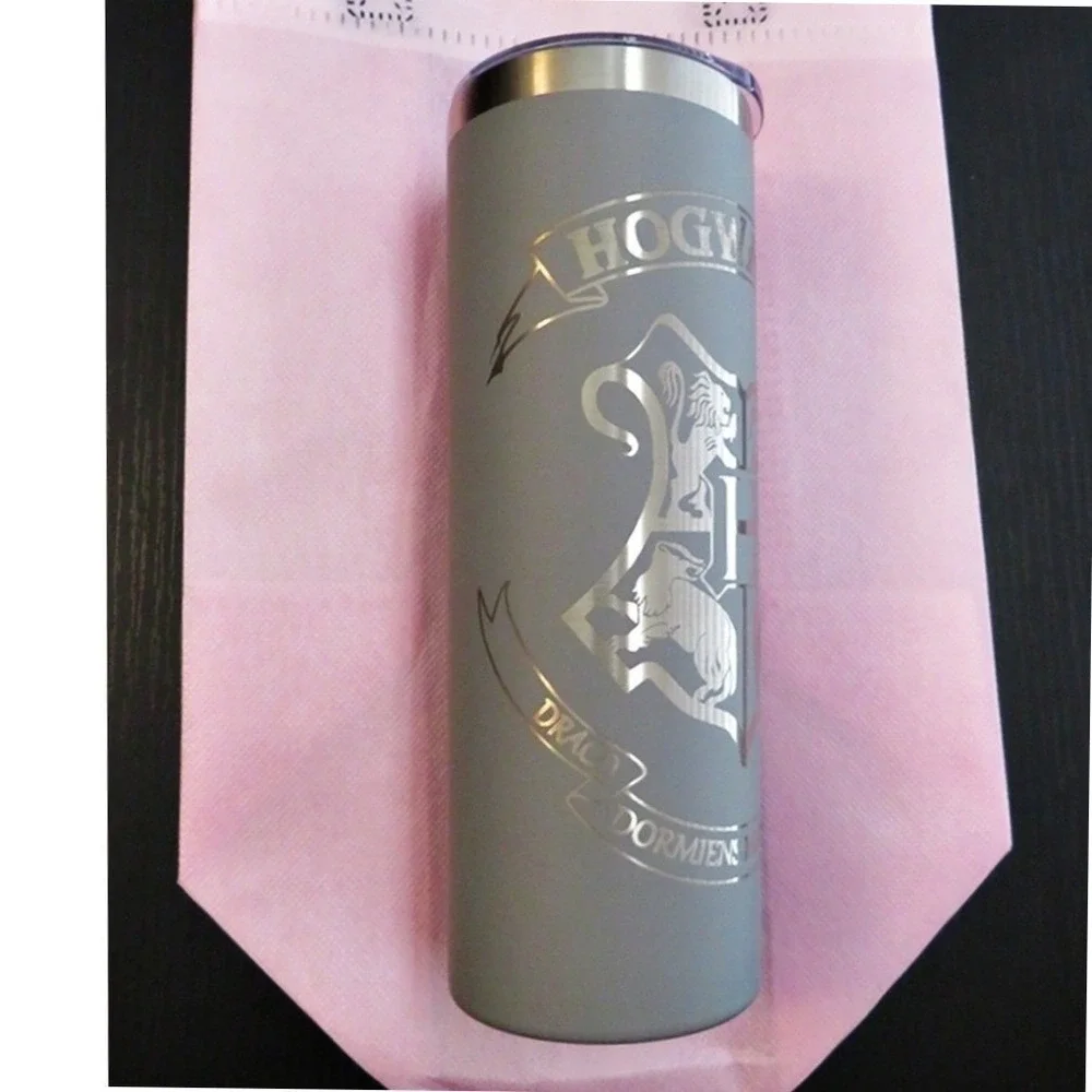 New Hogwarts Harry Potter Gray 20 oz Tumbler - Picture 2 of 5